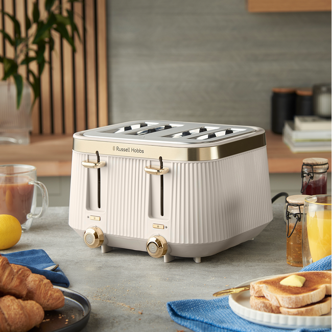 RUSSELL HOBBS BRONTE STONE 4 Slice Toaster